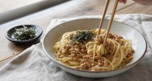 納豆パスタの作り方のイメージ